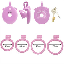 Lade das Bild in den Galerie-Viewer, APP Control Inverted Flat Vibration Chastity Cage