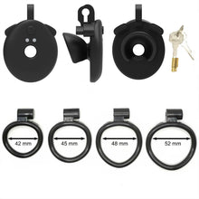 Lade das Bild in den Galerie-Viewer, APP Control Inverted Flat Vibration Chastity Cage