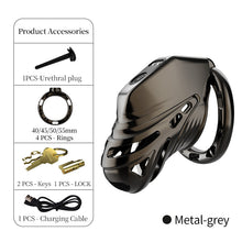Lade das Bild in den Galerie-Viewer, Electric Eel Estim Play Chastity Cage -6