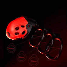Load image into Gallery viewer, Lockink APP-Controlled Retractable Estim Chastity Cage with Vibrating & Shocking