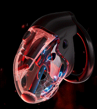 Load image into Gallery viewer, Lockink APP-Controlled Retractable Estim Chastity Cage with Vibrating & Shocking