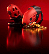 Load image into Gallery viewer, Lockink APP-Controlled Retractable Estim Chastity Cage with Vibrating & Shocking