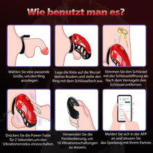 Charger l'image dans la galerie, Trapped Beast Vibrating Chastity Cage App Control