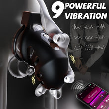 Charger l'image dans la galerie, Darth Vader Vibrating Chastity Cage - App Control