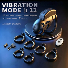 Load image into Gallery viewer, War Dragon Vibrating Chastity Cage