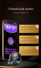 Lade das Bild in den Galerie-Viewer, Lockink Electric Eel Estim Play Chastity Cage - 3 timed lock modes
