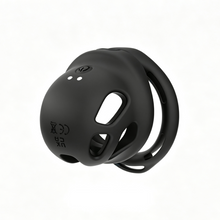Charger l'image dans la galerie, Compact Soft Rubber Vibrating Chastity Cage
