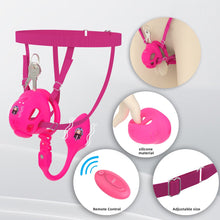 Charger l'image dans la galerie, Compact Soft Rubber Vibrating Chastity Cage
