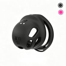 Charger l'image dans la galerie, Compact Soft Rubber Vibrating Chastity Cage
