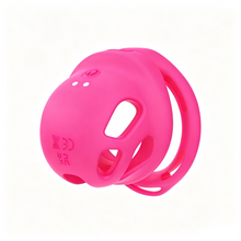 Charger l'image dans la galerie, Compact Soft Rubber Vibrating Chastity Cage

