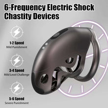 Charger l'image dans la galerie, Hundred Beasts Electric Remote Control Chastity Cage 3
