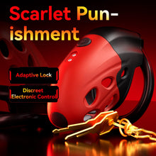 Load image into Gallery viewer, Lockink APP-Controlled Retractable Estim Chastity Cage with Vibrating &amp; Shocking
